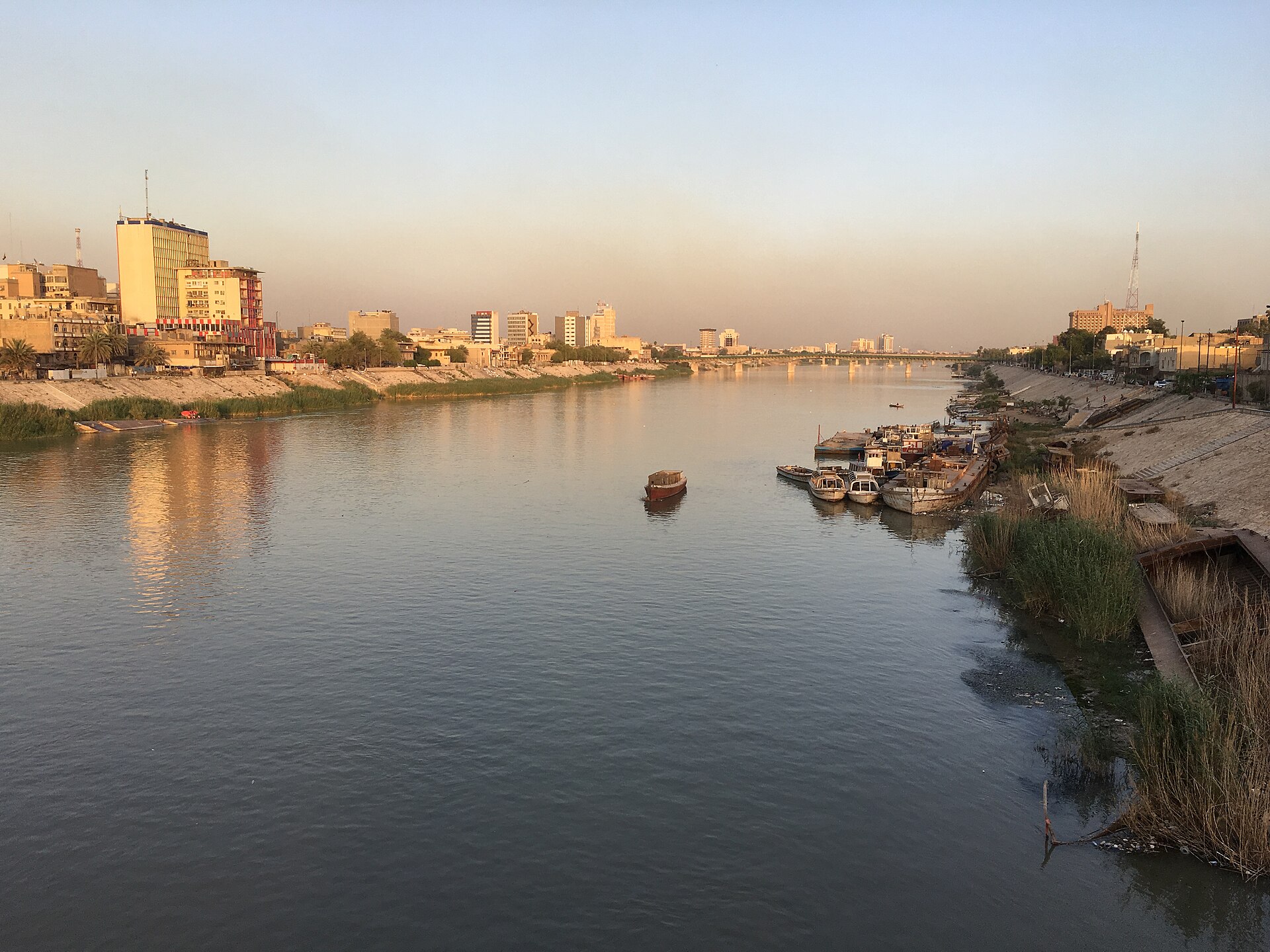 Der Tigris in Bagdad
